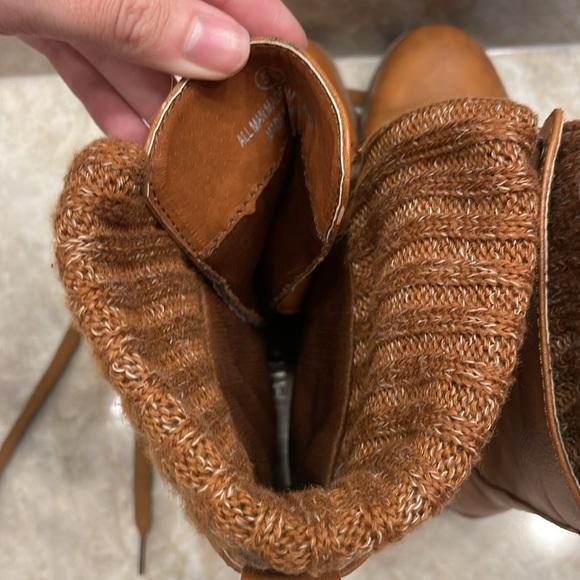 BROWN COMBAT BOOT! Size: 5.5! In almost perfect condition! - Picture 12 of 14